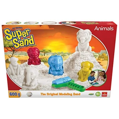 Imagen de Super Sand Animales. la Arena mágica para moldear y modelar. Manualidades con Arena. Juegos sensoriales. Desarrolla Creatividad. A Partir de 3 años.