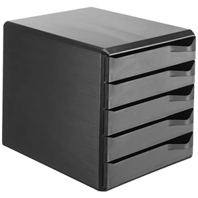 Imagen de Leitz 52930095 Cajonera para oficina (5 cajones, 291 x 352 mm), color negro