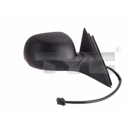 Imagen de espejo retrovisor Tyc 337 0039 derecha imprimado negro convexo, calefactable, caja pequeña de espejo, para ajuste elect.