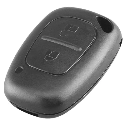 Imagen de OcioDual Carcasa de 2 Botones Compatible con Renault Nissan Interstar Primastar Kangoo Opel Vivaro, Funda Reemplazo para Llave Mando a Distancia Coche Espadín Virgen, Cubierta Rígida