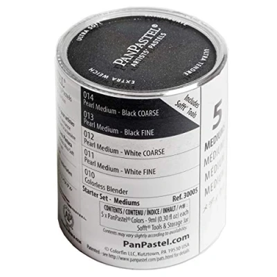 Imagen de PanPastel Colorfin Juego de pasteles ultra suaves para artistas, 9 ml, 5 kg, color perla