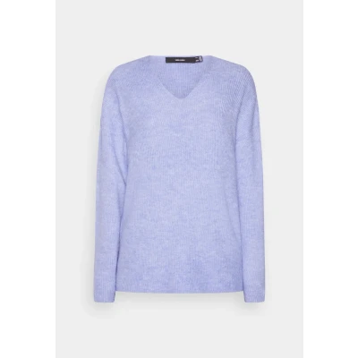 Imagen de Vero Moda Vmcrewlefile V NECK Jersey de punto jacaranda, Mujer, Talla: Small, Jacaranda