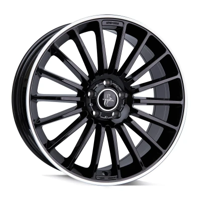 Imagen de KESKIN WHEELS 5Taladro(s) 19Pulgada 112mm Llanta de aleación KT15 SPEED negro labio lacado KT158519511245BLP