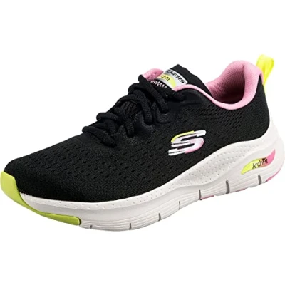 Imagen de Skechers Arch Fit Infinity Cool, Zapatillas Mujer, Black Mesh/Multi Trim, 40 EU