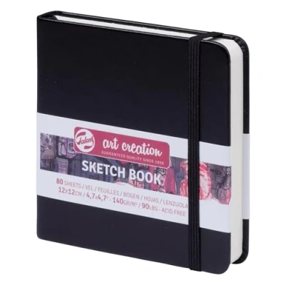 Imagen de Talens Art Creation Cuaderno de bocetos (80 hojas, 12 x cm), color rojo coral