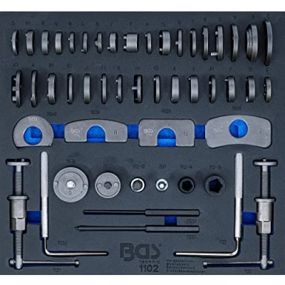 Imagen de BGS 1102 Bandeja para carro 2/3: Juego de reposicionador pistones freno 50 piezas