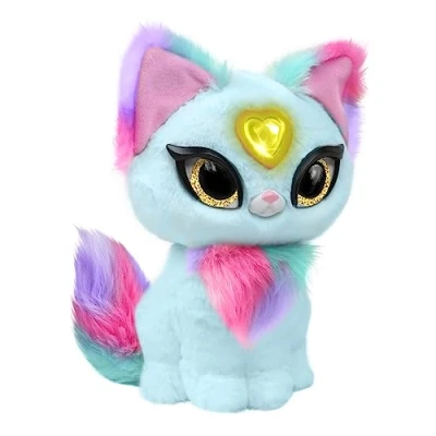 Imagen de My Fuzzy Friends Magic Whisper Skye Azul, Juguete Interactivo de Peluche con Sonidos, te responde y susurra, niños niñas Desde 4 años, Famosa (MYG00302)(Versiones en español e inglés)