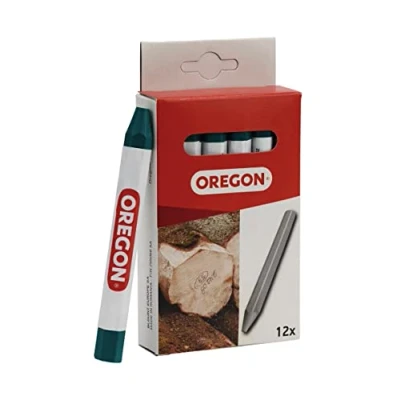 Imagen de Oregon Tiza de Color para Cualquier Superficie Verde, Lápiz Profesional Hexagonal, Cera Escribir sobre Madera, Metal, Piedra, Hormigón, Azulejos, Cerámica, Plástico y Más (Pack of 12) (295362)