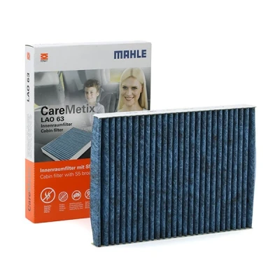 Imagen de MAHLE ORIGINAL LAO 63 Filtro de habitáculo carbón activado, con efecto antialérgico, bactericida 283,0 207 30,0 CareMetix norauto