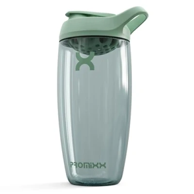 Imagen de Promixx PURSUIT Botella mezcladora de proteínas V2 Botellas mezcladoras deportivas primera calidad para mezclas y batidos suplementos Taza fácil