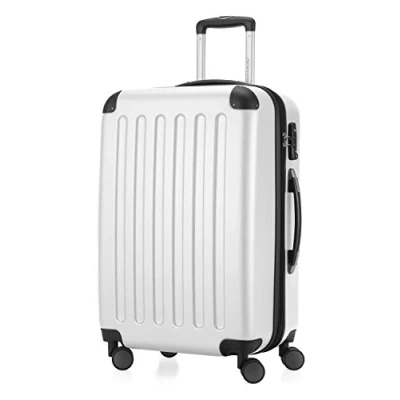 Imagen de HAUPTSTADTKOFFER SPREE Maleta rígida, Trolley expandible, Equipaje de viaje, 4 ruedas dobles, TSA, 65 cm, 74 litros, Blanco