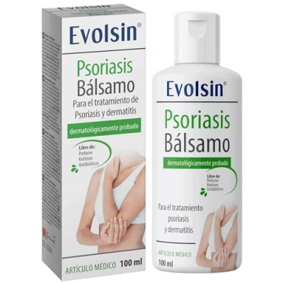 Imagen de NUEVO: Crema para psoriasis Evolsin de 100 ml alivia la picazón y piel irritada Patentado probado clínicamente