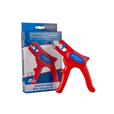 Imagen de WEICON TOOLS No.6 Alicates pelacables automáticos para cables de 0,2 6 mm² hasta 1000 V, 2 unidades