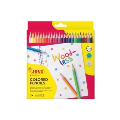 Imagen de Jovi Lápices de Colores Woodless 24 unidades surtidos (734/24)