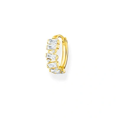 Imagen de THOMAS SABO Criollo Piedras Blancas Plata Bañada en Oro CR665 414 14, Amarillo