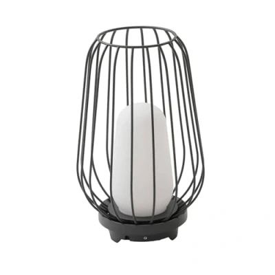 Imagen de Lucande lámpara de terraza Chandan, 32,1 cm, negro, aluminio
