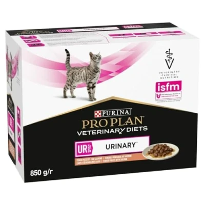 Imagen de Purina Comida para Gato Pro Plan Veterinary Diets UR St/Ox Urinary Pescado 10 x 85 g