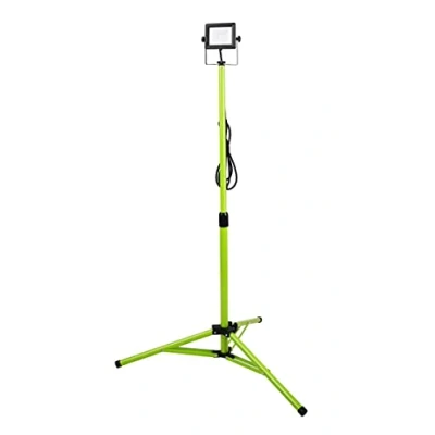 Imagen de Luceco Foco de Trabajo Trípode 10W, Luz Portátil IP65 Impermeable, Lampara LED para Obras, Jardines, Automóviles, Garajes