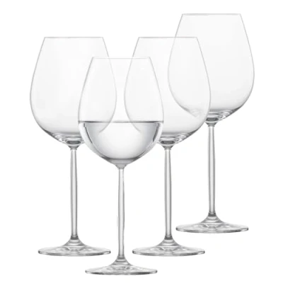 Imagen de Schott Zwiesel copas de vino tinto Muse (juego 4), clásicas cristal para o agua, aptas lavavajillas, fabricadas en Alemania (número referencia 123667)