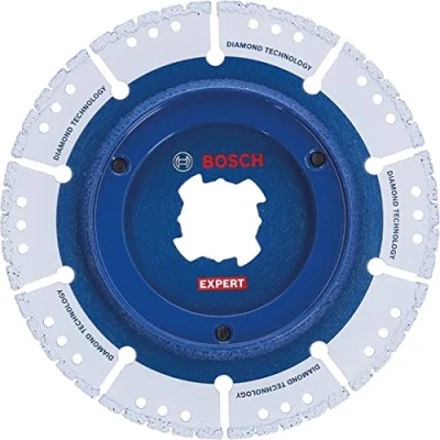 Imagen de Bosch Professioanl 1x Disco de corte EXPERT Diamond Pipe Cut Wheel x LOCK (para cortar tubos con acabado biselado, Ø 125 22.23 mm, Accesorios Amoladora pequeña)