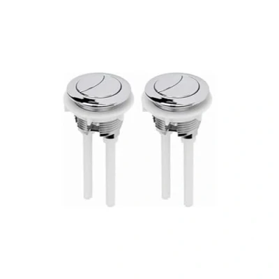 Imagen de Botones de Doble Descarga para Inodoro,2 PCS Pulsador Cisterna 48 mm Estándar WC Botón Tanque Agua Inodoro Universal