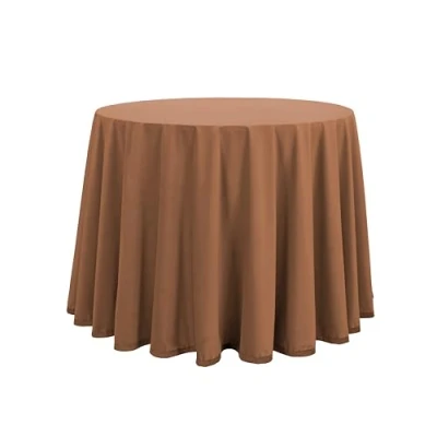 Imagen de Donegal Collections Falda Mesa Camilla Redonda 110 cm Terciopelo Ante Faldillas Invierno Altura 75 Tejido Aterciopelado Ideal Otoño/Invierno, Fabricado 100% España