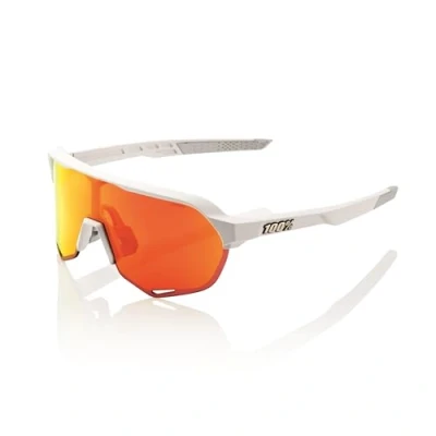 Imagen de 100% S2 Soft TACT Off White Hiper Red Multilayer Mirror Lens, Adultos Unisex, Multicolor, Estandar