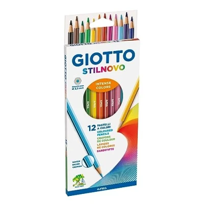 Imagen de Fila Giotto Stilnovo Estuche de 12 Lápices, Multicolor