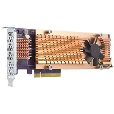 Imagen de QNAP Accesorio Quad M.2 PCIE SSD Expansion Card QM2 4P 384A Supports UP TO 4 2280