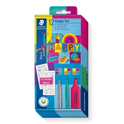 Imagen de Staedtler Set Happy Line 12 pzas escribe y colorea