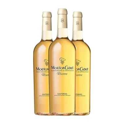 Imagen de Philippe de Rothschild Mouton Cadet Sauternes Media Botella 37 cl Vino blanco (Caja 3 cl)
