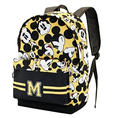 Imagen de Karactermania Mickey Mouse ECO HIGH School Mochila para niños, Talla: One Size, Amarillo