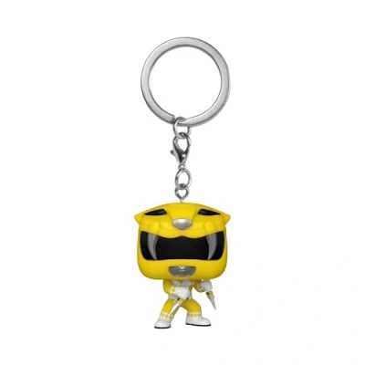 Imagen de Funko POP! Keychain: Mighty Morphin Power Yellow Rangers 30th YLW Ranger TV Collectable Vinilo Mini Figure Llavero Novedoso Relleno De Calcetín Idea Regalo