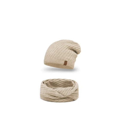 Imagen de Vivisence 7017 Beanie AND Scarf SET Braga, Mujer, Talla: One Size, Beige