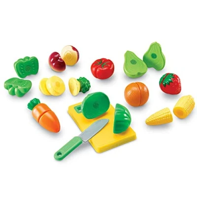 Imagen de Learning Resources Frutas y verduras cortables Pretend &amp; Play