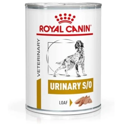 Imagen de Royal Canin Veterinary Urinary S/O 12 x 410 g Pienso Completo para Perros disolver los cálculos de estruvita y Reducir su recurrencia