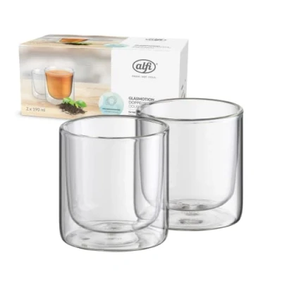 Imagen de alfi GLASMOTION Vidrio Aislante, Claro, 7.5 cm, 2