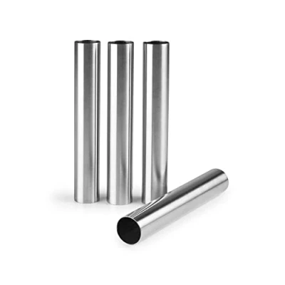 Imagen de IBILI Set 4 Molde CANUTILLO, Stainless Steel, Plata, 25 x 13 2 cm,
