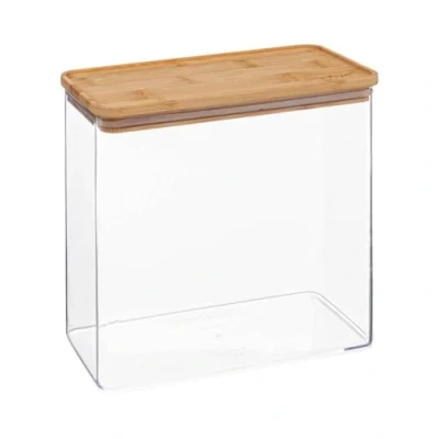 Imagen de 5five caja rectangular &quot;eske&quot; con tapa de bambú 3l
