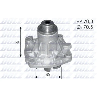 Imagen de DOLZ A131ST Bomba de agua para vehículos con ventilador automático sin carcasa (cárter) ALFA ROMEO: 33 Hatchback, 155, Sportwagon