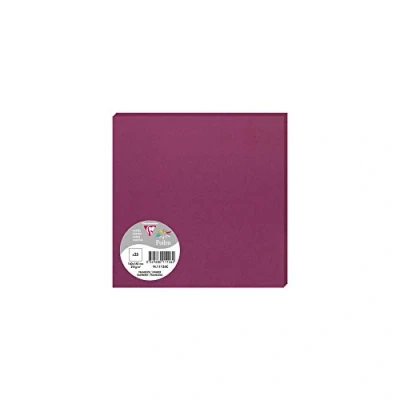 Imagen de Clairefontaine Pack 25 Sobres Polen 16 x cm, 210 g/m², color frambuesa 0