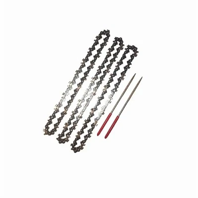 Imagen de ByoBLu 3 Cadenas de minisierra 6 Pulgadas y 1/4 Pulgada; Paso 043 Pulgadas; Motosierra Calibre 36DL con 2 limas