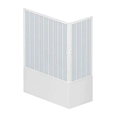 Imagen de RL Mampara de bañera 70x140 CM PVC Mod. Nadia con Apertura Central