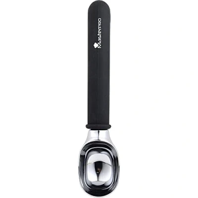 Imagen de MasterPRO FOODIES COLLECTION Cuchara de Helado 18.5x4x2.7 cm Acero Inox Ergonómica y Estilizada Silicona en Mango Duradera Segura