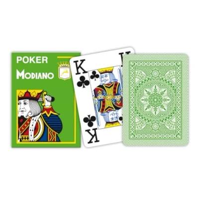 Imagen de Modiano de Texas Poker 4 Jumbo Verde Claro discusión Tarjetas
