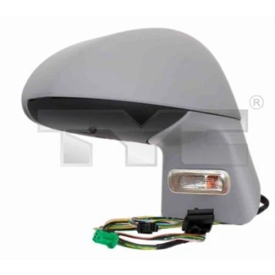 Imagen de Espejo retrovisor Tyc 305 0117 derecha imprimado para ajuste elect. espejo, tintado en azul, convexo, calefactable, con sensor de temperatura