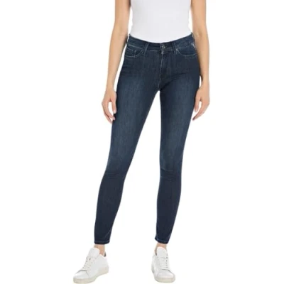 Imagen de REPLAY WHW689 Luzien, Vaqueros con power stretch para mujer, Azul (Dark Blue 007), 27W / 30L