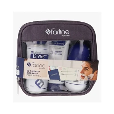 Imagen de Farline Neceser hombre espuma afeitar 100ml + after shave 75 ml desodorante 50