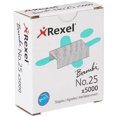 Imagen de Rexel Grapas nº 25 de 4 mm, caja 5000 unidades
