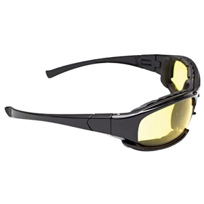 Imagen de Eagle Indroyaw: Gafas de protección laboral con lente alta visibilidad. Indicadas para: trabajo + moda sport. Cuenta lentes policarbonato (PC) e incluye: funda microfibra y banda elástica.